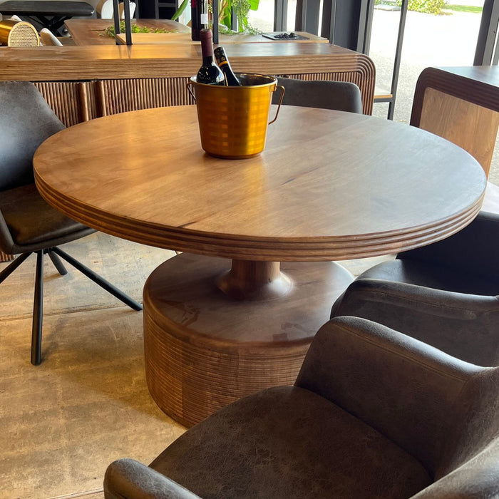 Eettafel Barde Bruin - Ø120cm | Rond