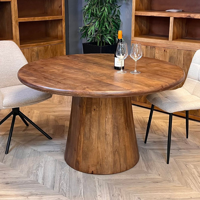 Eettafel Benji Bruin - Ø120cm | Rond