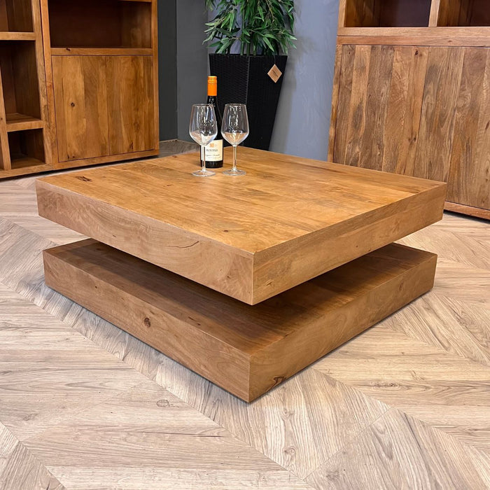 Salontafel Barney | Naturel 90cm