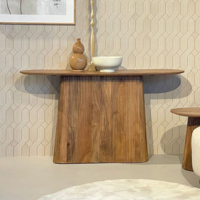 Hal/-kaptafel Salvator | Lichtbruin 140cm