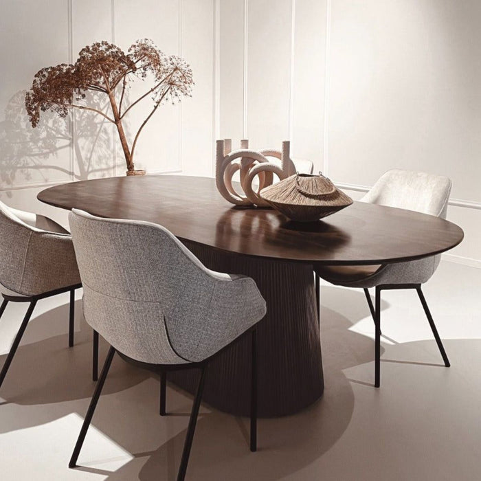 Eettafel Salvator Ovaal | Walnoot