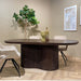 Eettafel Sevilla Ovaal | Bruin
