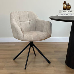 Eetkamerstoel Jesse – Stof Beige