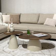 Salontafel Marron | Crème wit 86cm