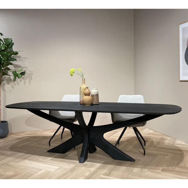 Eettafel Montreaux | Zwart 220cm