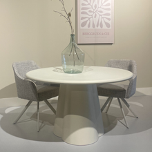 Eetkamertafel Clubs Sandy | Crème wit 130cm