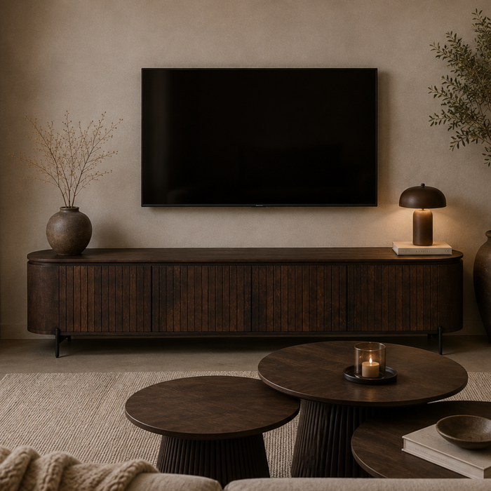 TV-Meubel Mokka | Donkerbruin 210cm