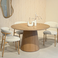 Eettafel Novero Rond | Naturel 130cm