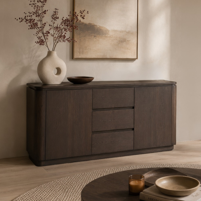 Dressoir Rivano | Bruin 180cm