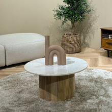 Salontafel Nova | Wit Marmer 70cm