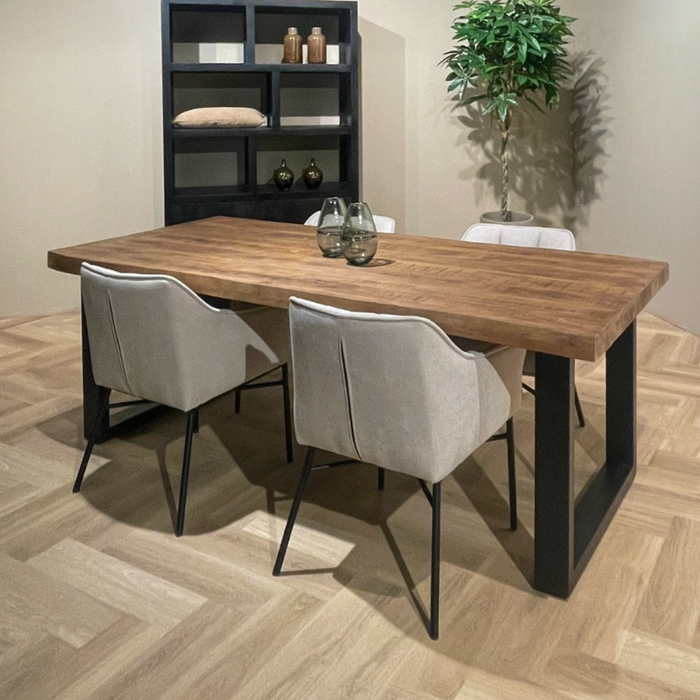 Eettafel Sturdy U | Naturel 160cm
