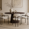Eettafel Salvator Rond | Walnoot