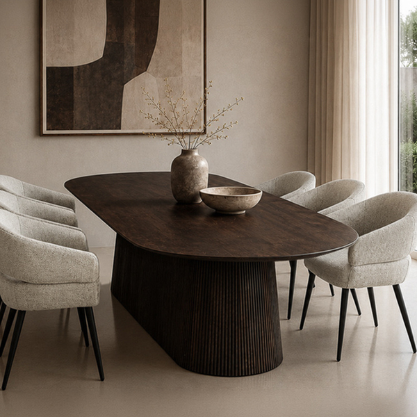 Eettafel Salvator Ovaal | Walnoot