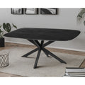 Eettafel Doreen Zwart | Deens ovaal 200cm