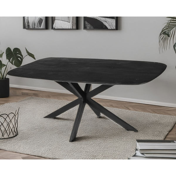 Eettafel Doreen Zwart | Deens ovaal 200cm