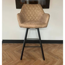 Barkruk Brione - Microvezel Taupe