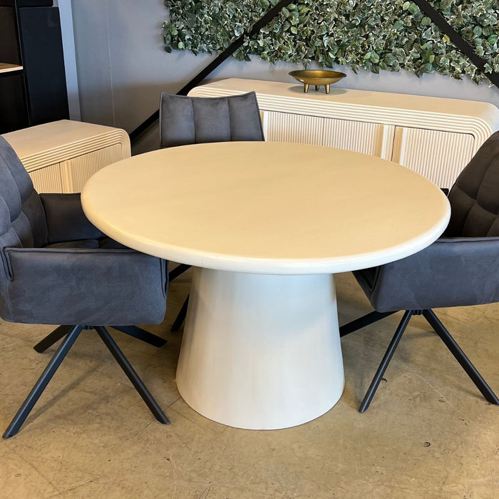 Eettafel Benji Wit - Ø120cm | Rond