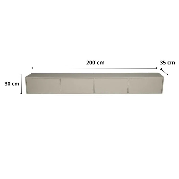 Outlet: Zwevend TV-Meubel Vision | Sand 200cm