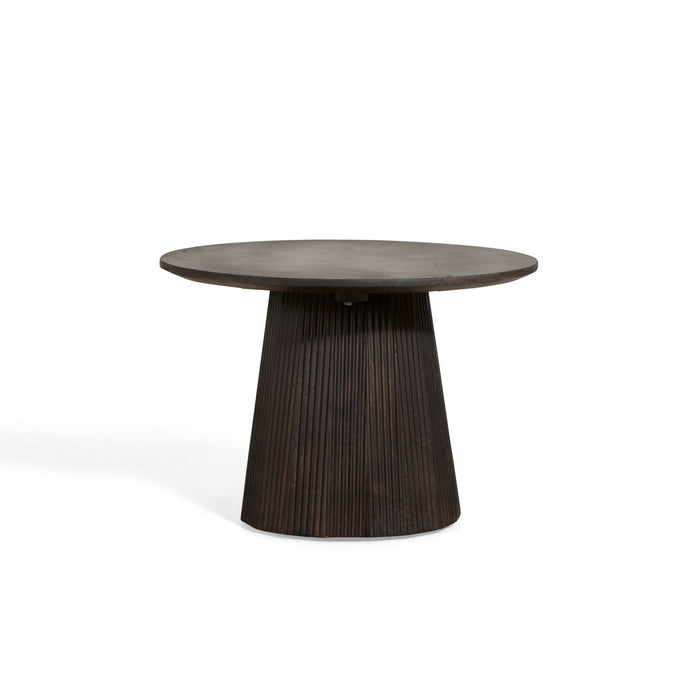 Bijzettafel Mokka Donkerbruin Ø60cm