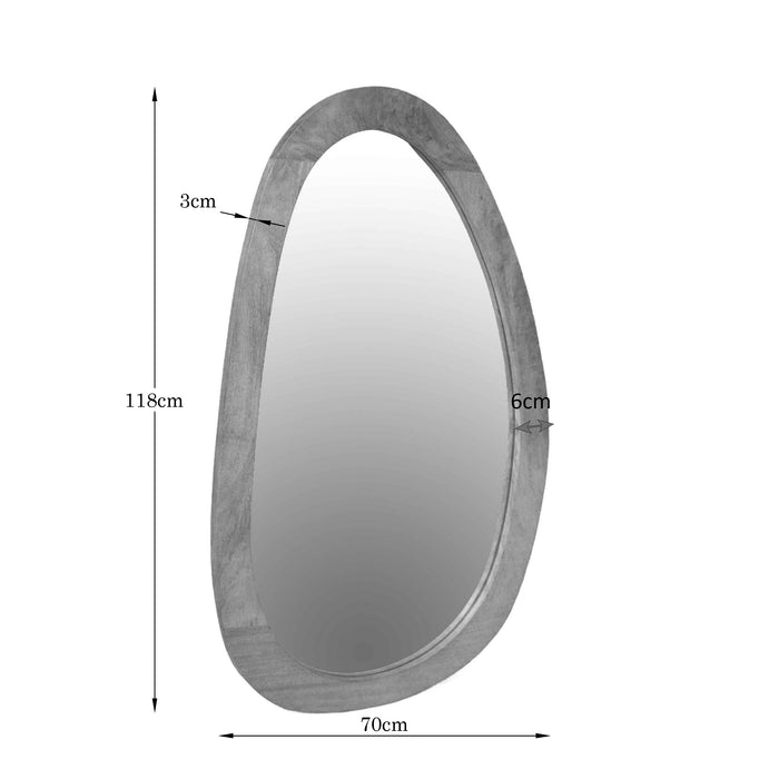 Spiegel Lou | Naturel 70cm