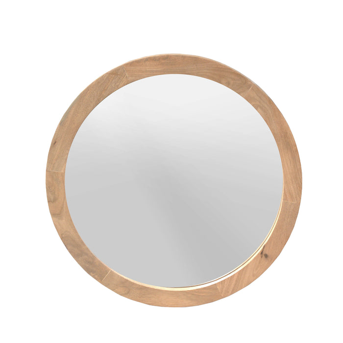 Ronde Spiegel Dide | Naturel 80cm