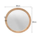 Ronde Spiegel Dide | Naturel 80cm