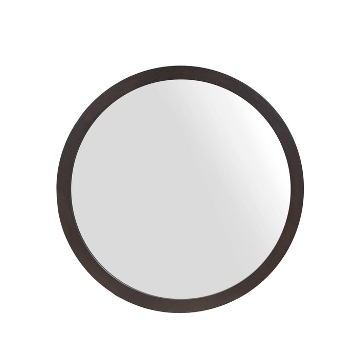 Ronde spiegel Dide | Bruin 80cm
