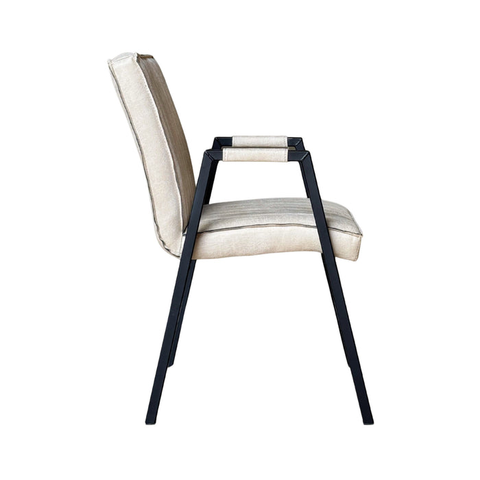 Eetkamerstoel Tivoli met armleuning | Beige