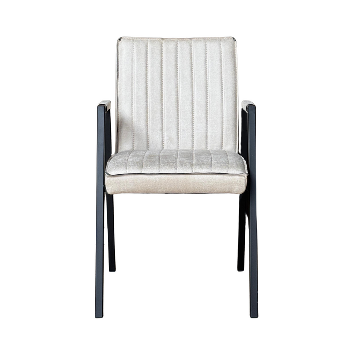 Eetkamerstoel Tivoli met armleuning | Beige