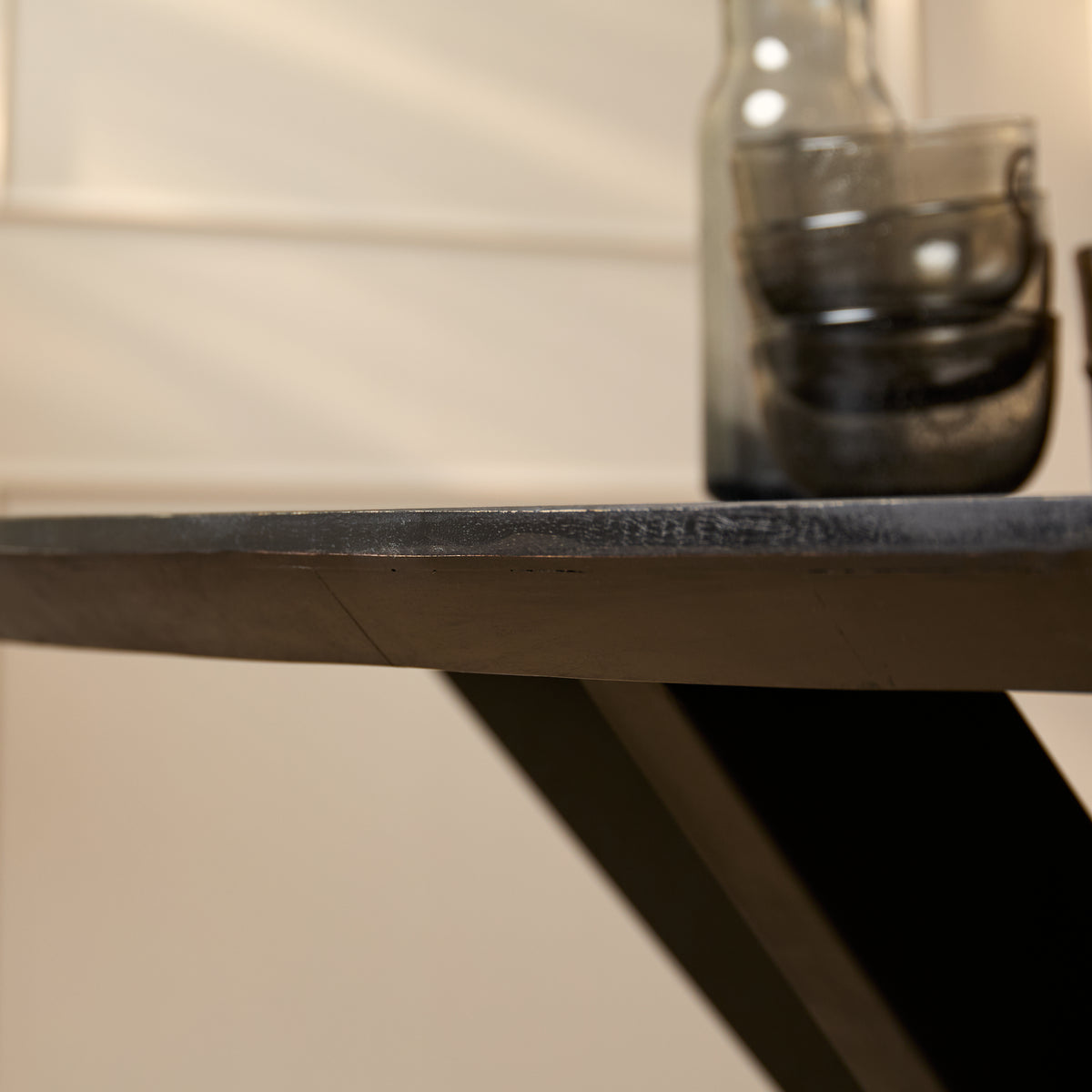 Eettafel Brandy Ovaal | Zwart