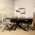 Eettafel Claus Zwart | Ovaal Swiss Edge 200cm