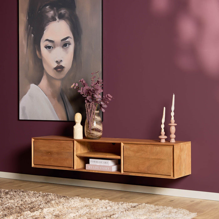 Zwevend TV-Meubel Ambiance | Naturel 160cm