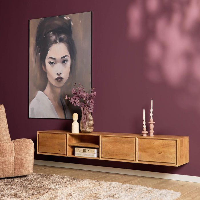 Zwevend TV-Meubel Ambiance | Naturel 200cm