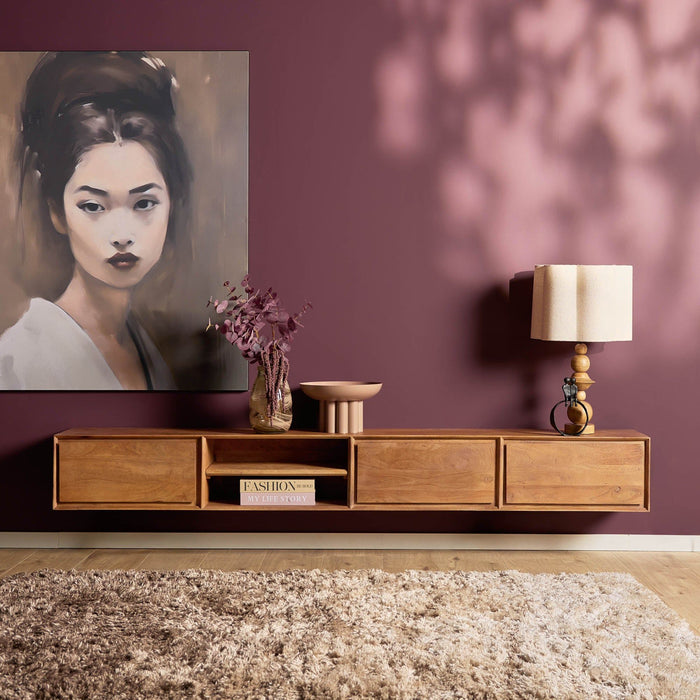 Zwevend TV-Meubel Ambiance | Naturel 240cm