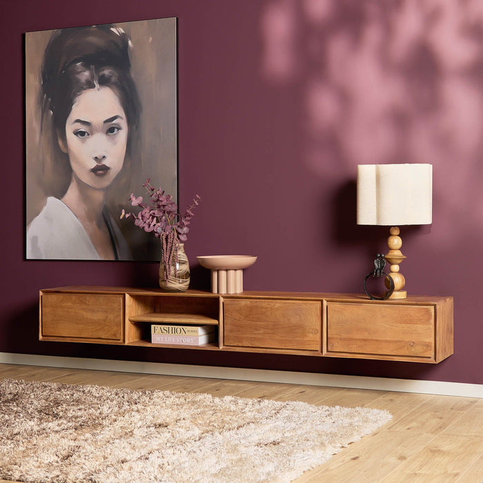 Zwevend TV-Meubel Ambiance | Naturel 240cm