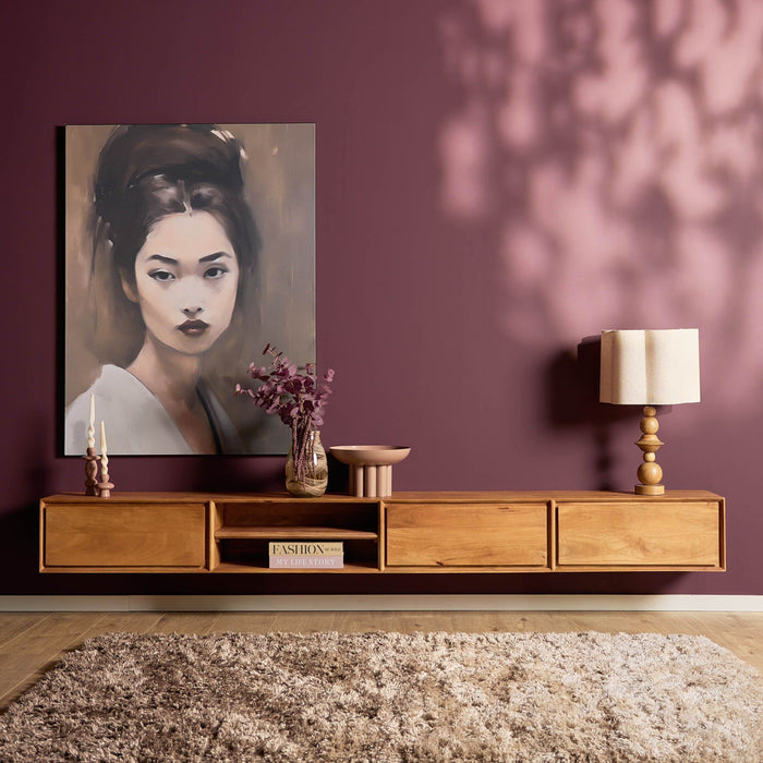 Zwevend TV-Meubel Ambiance | Naturel 280cm