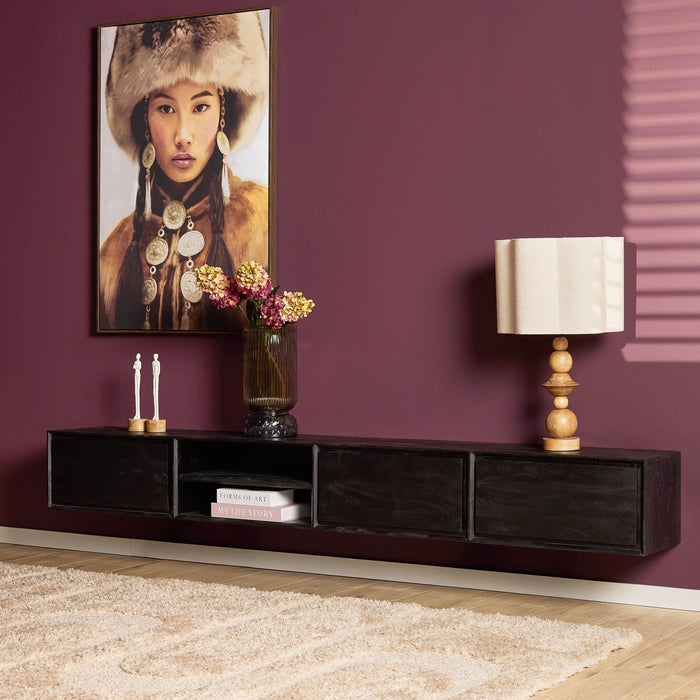 Zwevend TV-Meubel Ambiance | Black 240cm