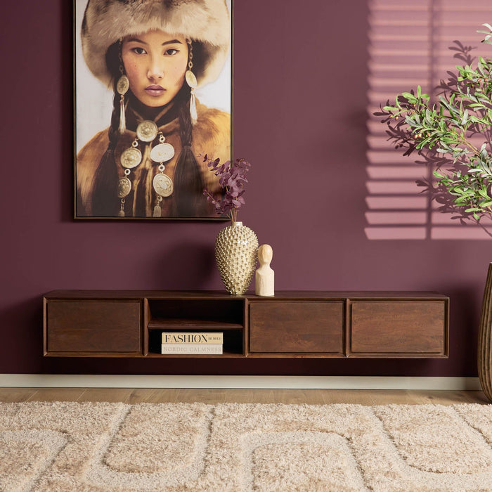 Zwevend TV-Meubel Ambiance | Brown 200cm