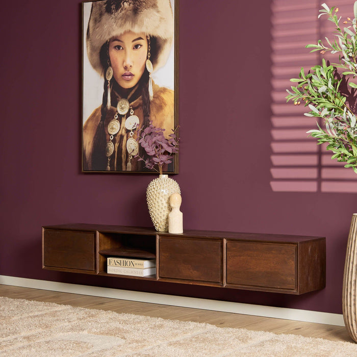 Zwevend TV-Meubel Ambiance | Brown 200cm