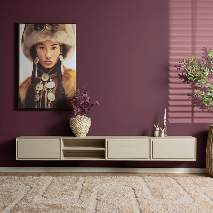 Zwevend TV-Meubel Ambiance | Sand 280cm