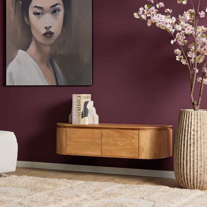 TV-Meubel Excellent | Naturel 120cm  ( Zwevend / Staand )