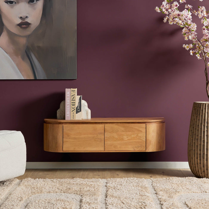 TV-Meubel Excellent | Naturel 120cm  ( Zwevend / Staand )