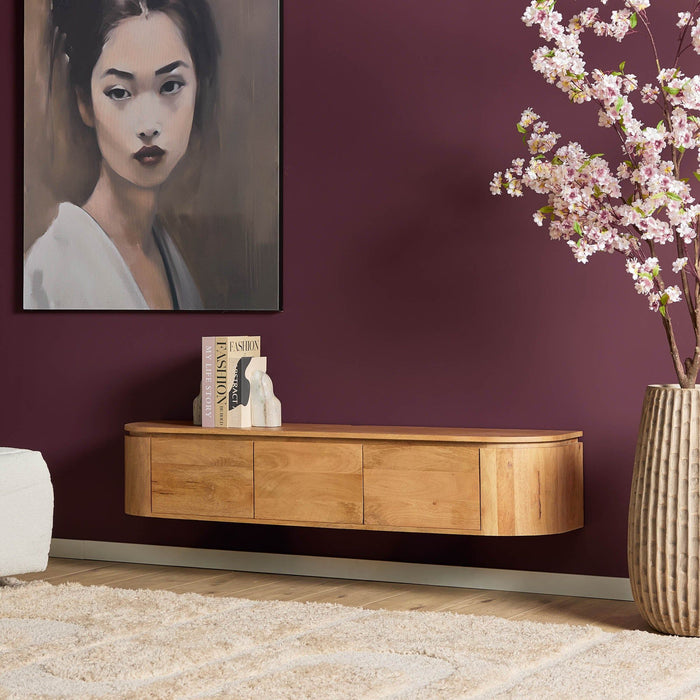 TV-Meubel Excellent | Naturel 160cm  ( Zwevend / Staand )