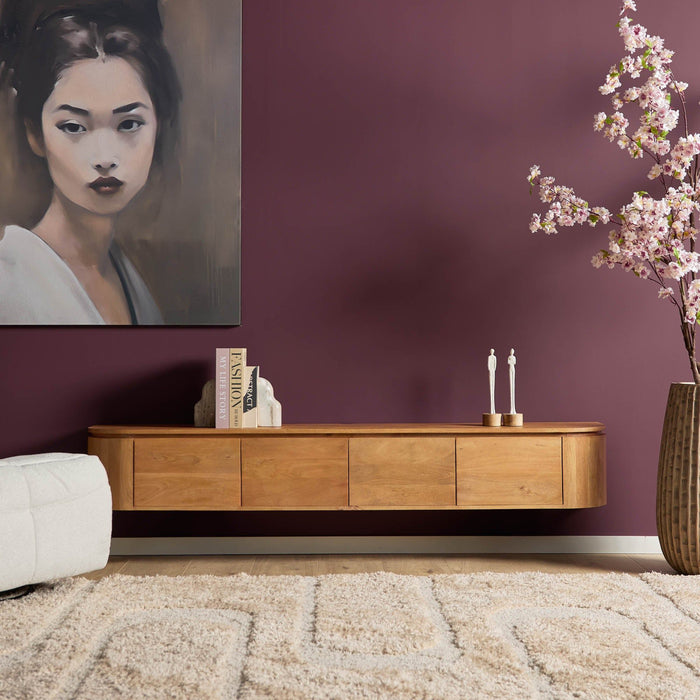 TV-Meubel Excellent | Naturel 200cm  ( Zwevend / Staand )