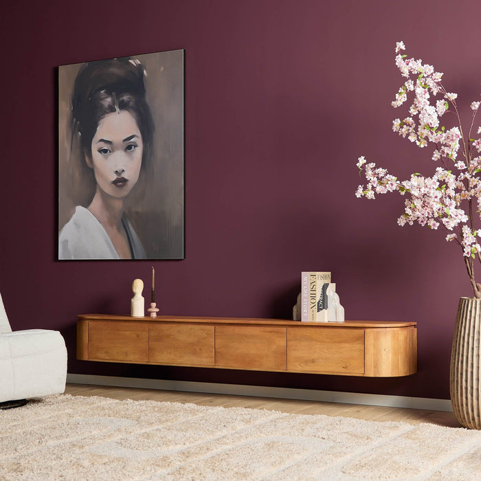 TV-Meubel Excellent | Naturel 240cm  ( Zwevend / Staand )