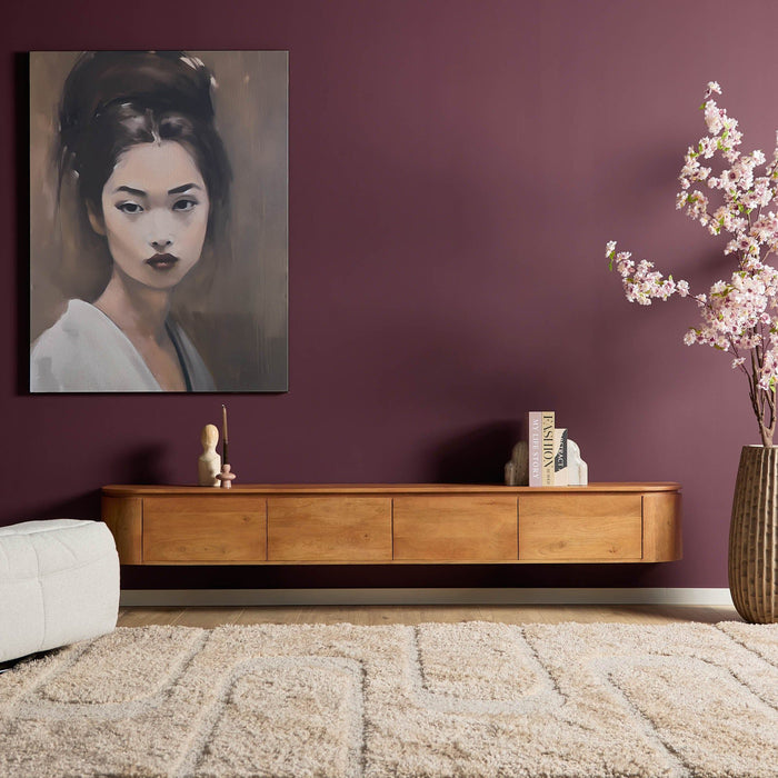 TV-Meubel Excellent | Naturel 240cm  ( Zwevend / Staand )