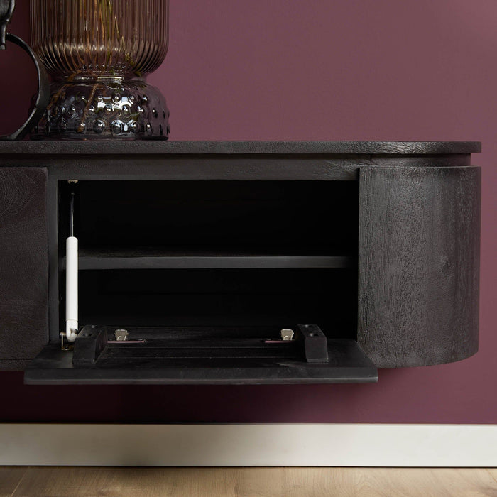 TV Meubel Excellent | Black 160cm  ( Zwevend / Staand )