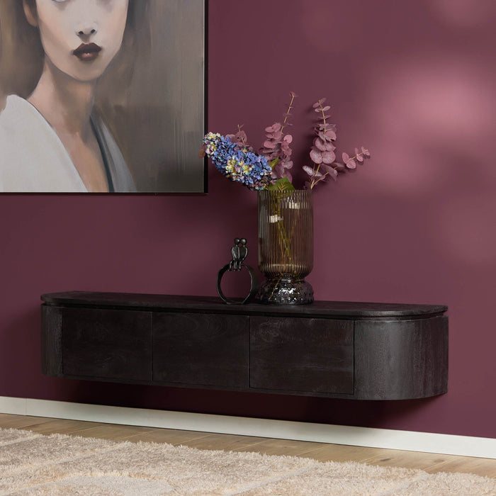 TV Meubel Excellent | Black 160cm  ( Zwevend / Staand )