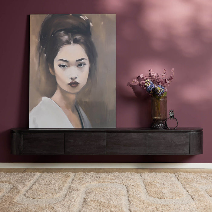 TV-Meubel Excellent | Black 240cm  ( Zwevend / Staand )