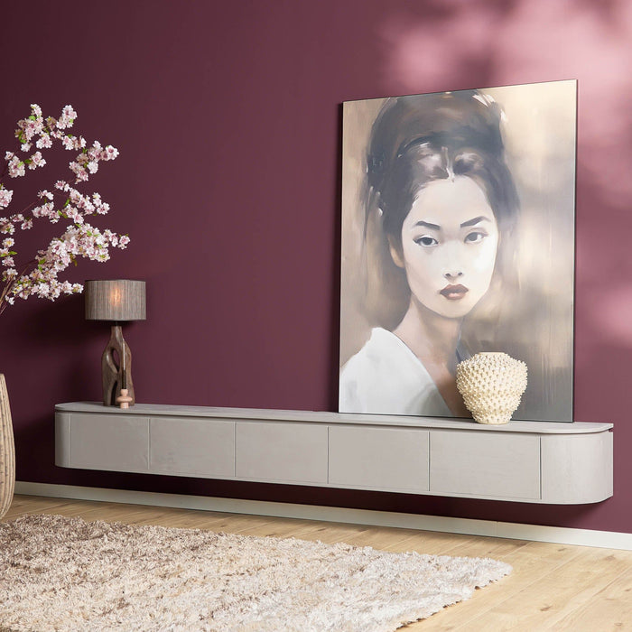 TV-Meubel Excellent | Taupe 280cm  ( Zwevend / Staand )